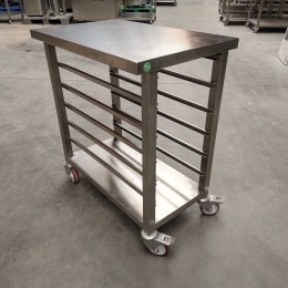 Mobile stainless steel base